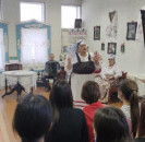  В музее русской избы в рамках программы "Пушкинская карта" прошла встреча с учащимися СПТУ.