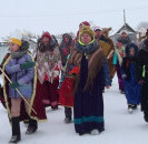 Русский фольклорный праздник "Пришла коляда - отворяй ворота" прошел в Буртаковском сельском клубе.