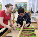 В работе  Второго форума народных мастеров по ткачеству  приняла участие делегация Мечетлинского района.