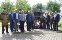Сегодня, 1 июля, в парке Победы села Большеустьикинское прошел митинг, посвященный Дню ветеранов боевых действий.