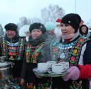 Сегодня на центральной площади с.Бльшеустьикинское состоялся   яркий масштабный праздник - зимний сабантуй.