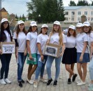 Финалистки районного конкурса «Мисс Студенчество», приняли участие в Акции "Помоги собраться в школу" 